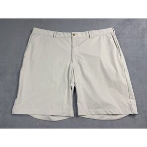 Peter Millar Crown‎ Crafted Shorts Men 40 Beige Stealth Performance Golf Classic